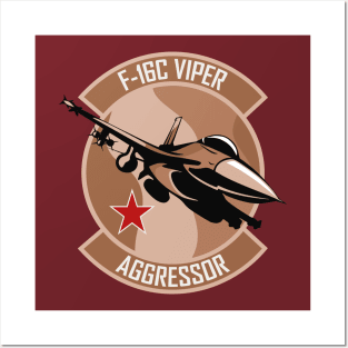 F-16 Viper Aggressor Posters and Art